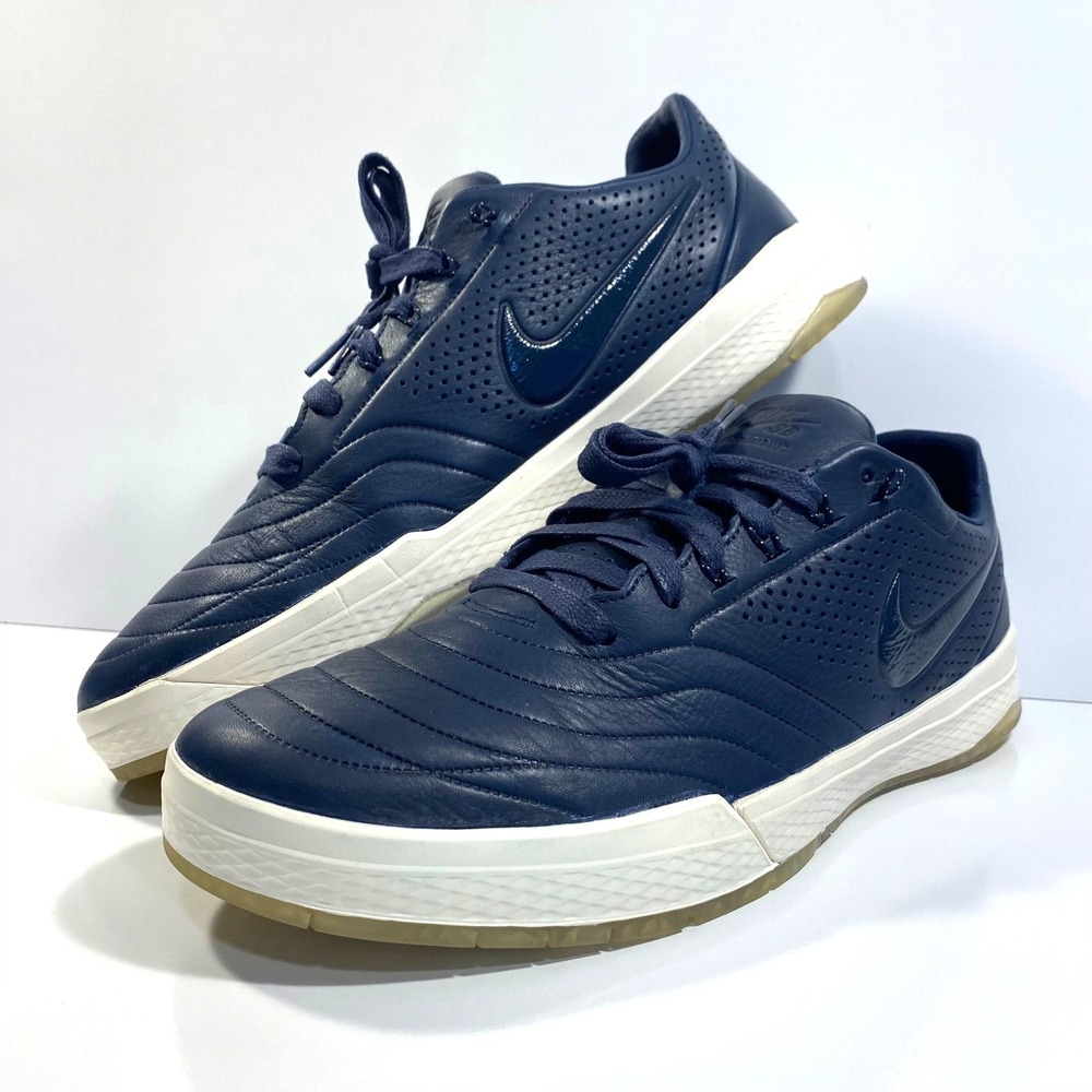 Nike Mens Size 12 Paul Rodriguez 9 SBxFB Sneakers Blue White Leather 844813-440